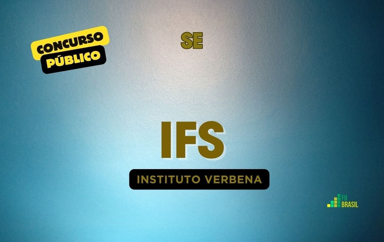 Concurso IFS tem provas no domingo; confira local de prova divulgado pelo Instituto Verbena