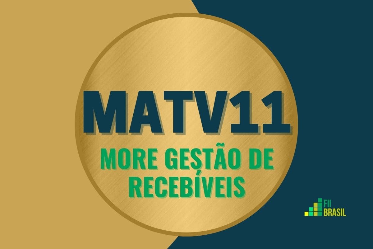 MATV11: FII More Gestão de Recebíveis administrador BTG Pactual