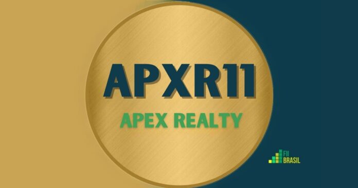 APXR11: FII APEX REALTY administrador BTG PACTUAL SERVIÇOS FINANCEIROS S/A DTVM