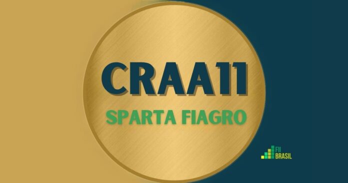 CRAA11: FII SPARTA FIAGRO administrador BTG PACTUAL SERVIÇOS FINANCEIROS S/A DTVM