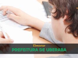 Gabarito Prefeitura de Uberaba Minas Gerais processo seletivo