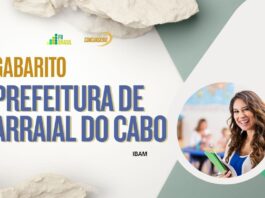 Gabarito Prefeitura de Arraial do Cabo Rio de Janeiro concurso