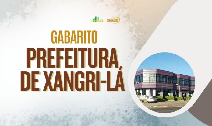 Gabarito Prefeitura de Xangri-lá Rio Grande do Sul concurso