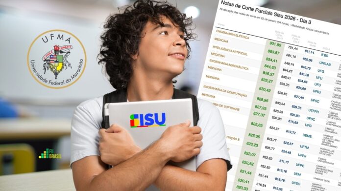 UFMA notas de corte sisu