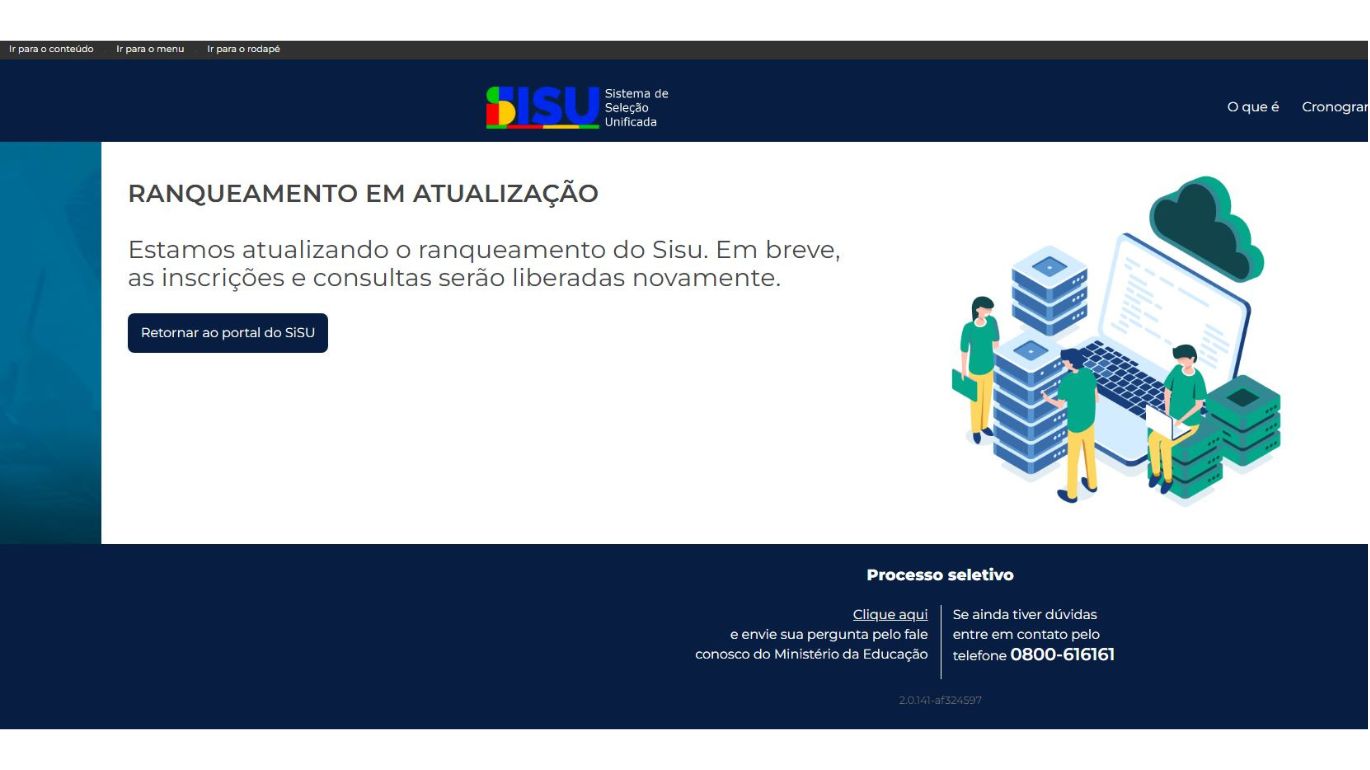 Sisu em Atualização - Notas de corte