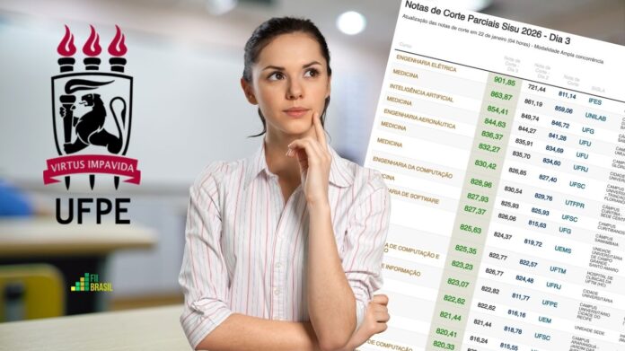 ufpe notas de corte sisu 2026 parcial